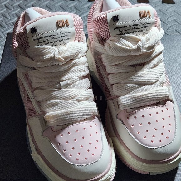 スニーカー AMIRI Ma-1 Sneakers - Amiri - Leather - Pink 28079173_57596131_600.jpg
